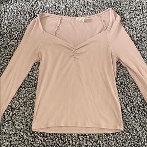 Ribbed Forever 21 3/4 Sleeve Top